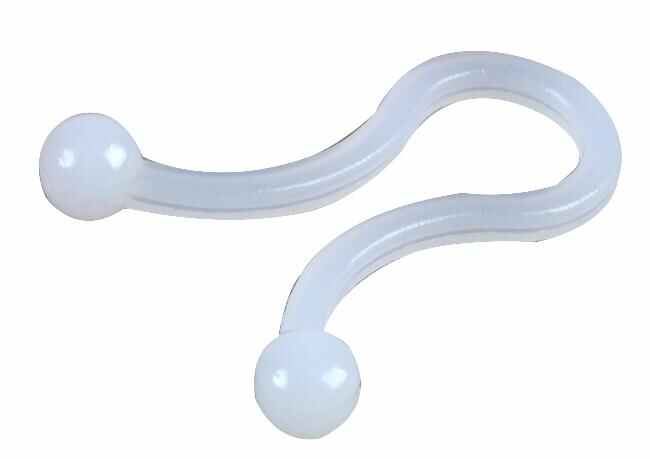 PRO POWER Twist Lock Cable Ties, White, 22.7mm Bundle, 100 Pack