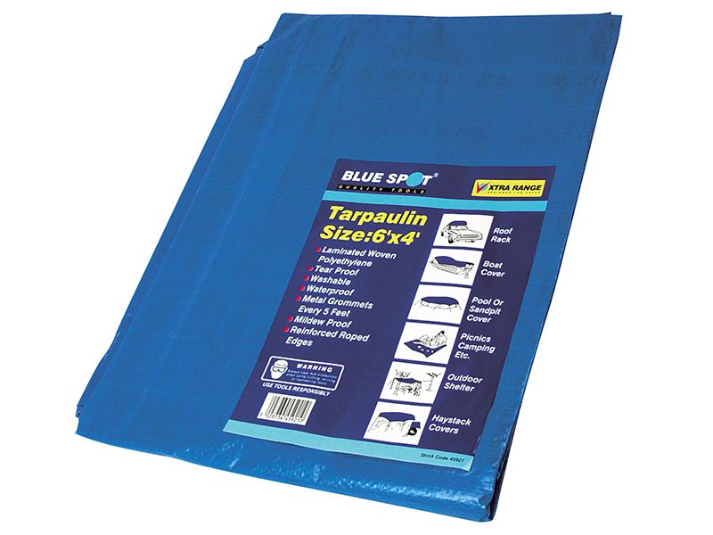 BlueSpot Tools Telo Blu 1.8 x 1.2m (6 x 4 piedi)