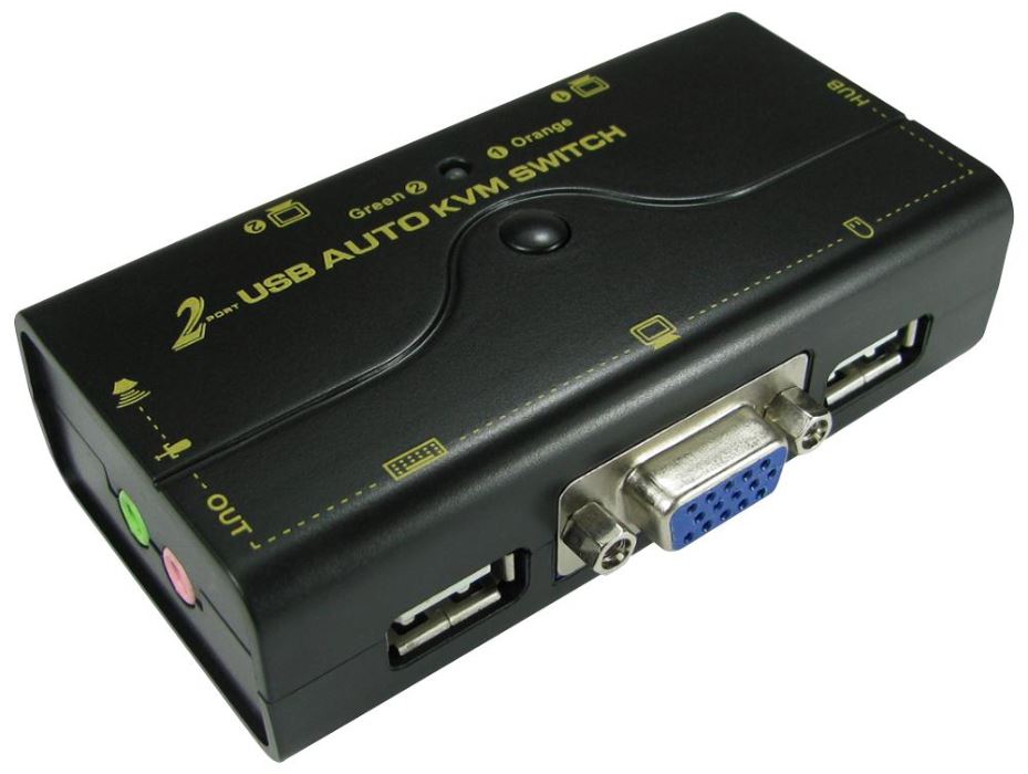 PRO SIGNAL - Διακόπτης KVM 2 Θυρών USB/VGA