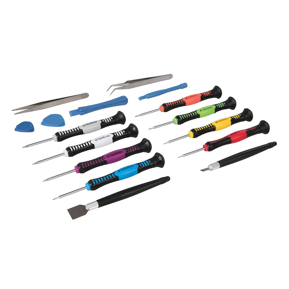 Silverline Precision Phone Repair Kit 16-Piece Set
