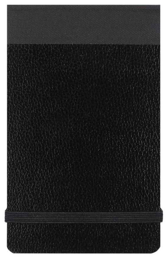 SILVINE - Elastisches Notizbuch mit Lineatur, 78x127mm - 160 Seiten