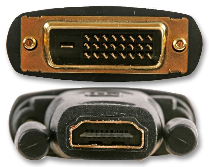 PRO SIGNAL - Adaptor DVI Male ke HDMI Female