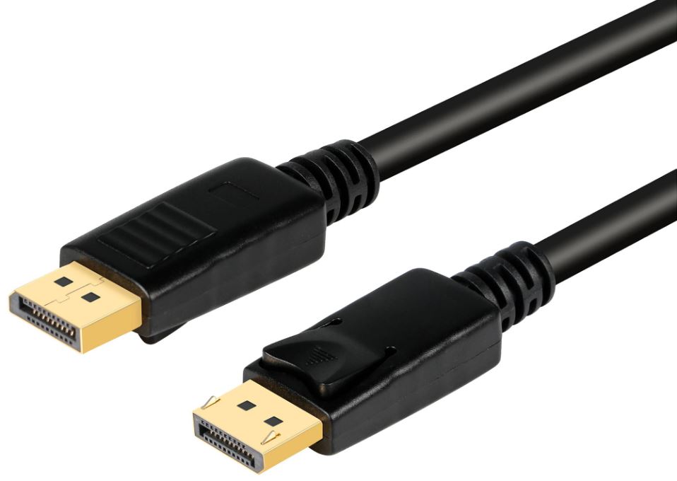 PRO SIGNAL Cavo DisplayPort M-M 1m 4K, Connettori Dorati, 60Hz