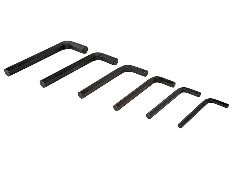 BlueSpot 6-Piece Jumbo Hex Key Set, Heat-Treated Steel