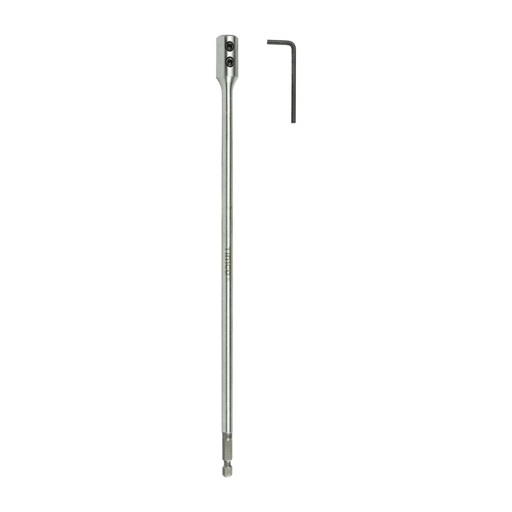 Timco 1/4” Flat Wood Bit Extension Rod, 300mm
