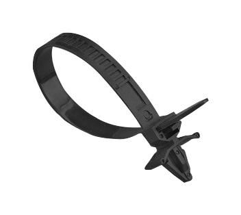 PRO ELEC Fascette Autobloccanti Push Mount, Nylon 6.6, 100mm x 2.5mm, Confez. 1