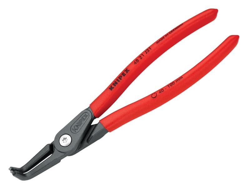 Knipex 精密內彎卡簧鉗 90度彎頭 40-100毫米 J31