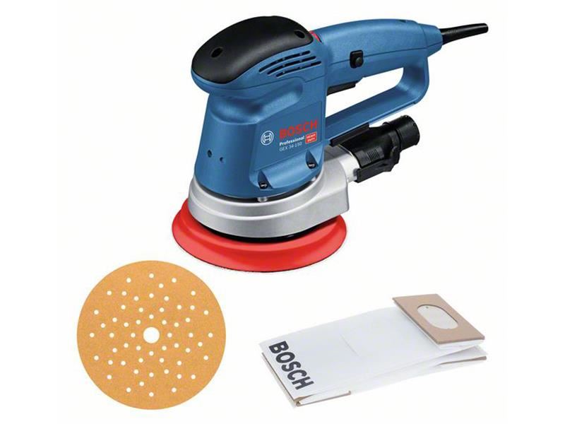 Bosch GEX 34-150 Lijadora Orbital Aleatoria Profesional 150mm 340W 110V