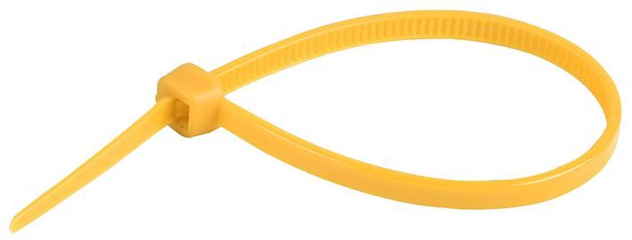 CONCORDIA TECHNOLOGIES Fascette in Nylon, Gialle, 100mm x 2.5mm, Confezione da 