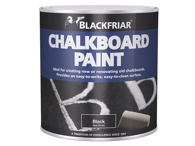 Blackfriar Chalkboard Paint 125ml, Matt Black