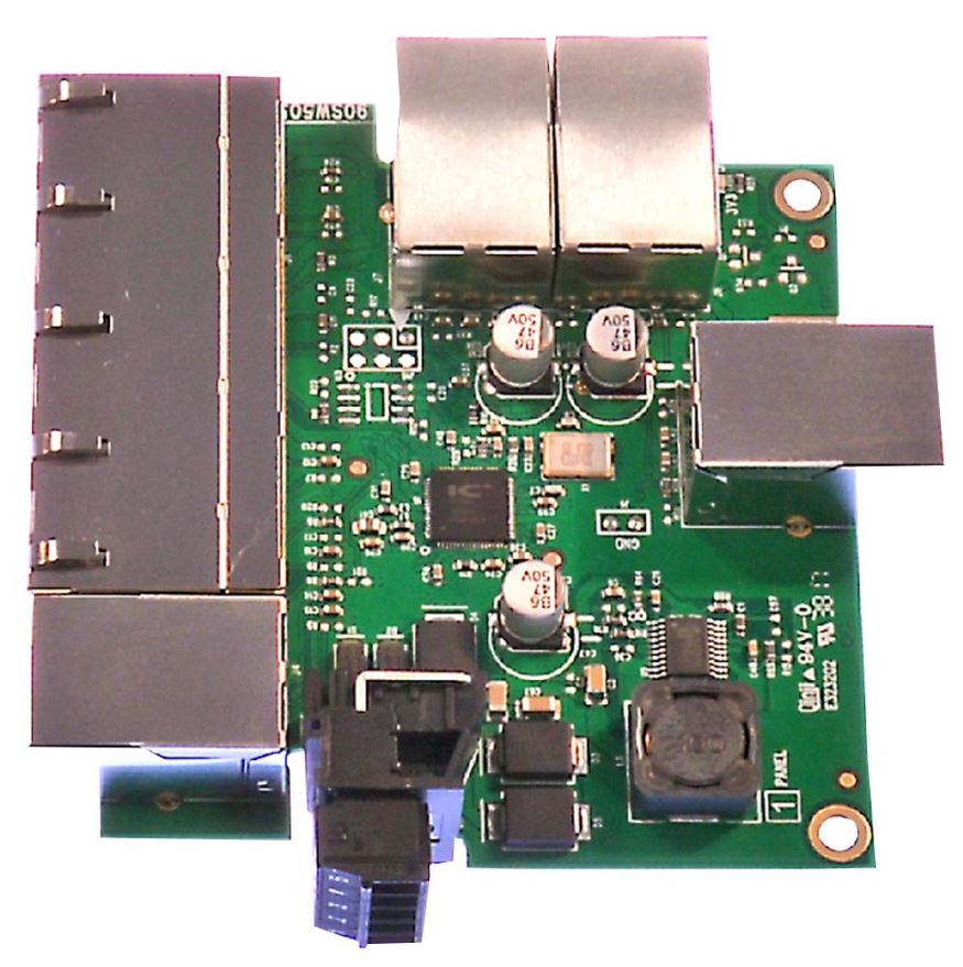 BRAINBOXES 8-Port Industrial Ethernet Switch, Unmanaged