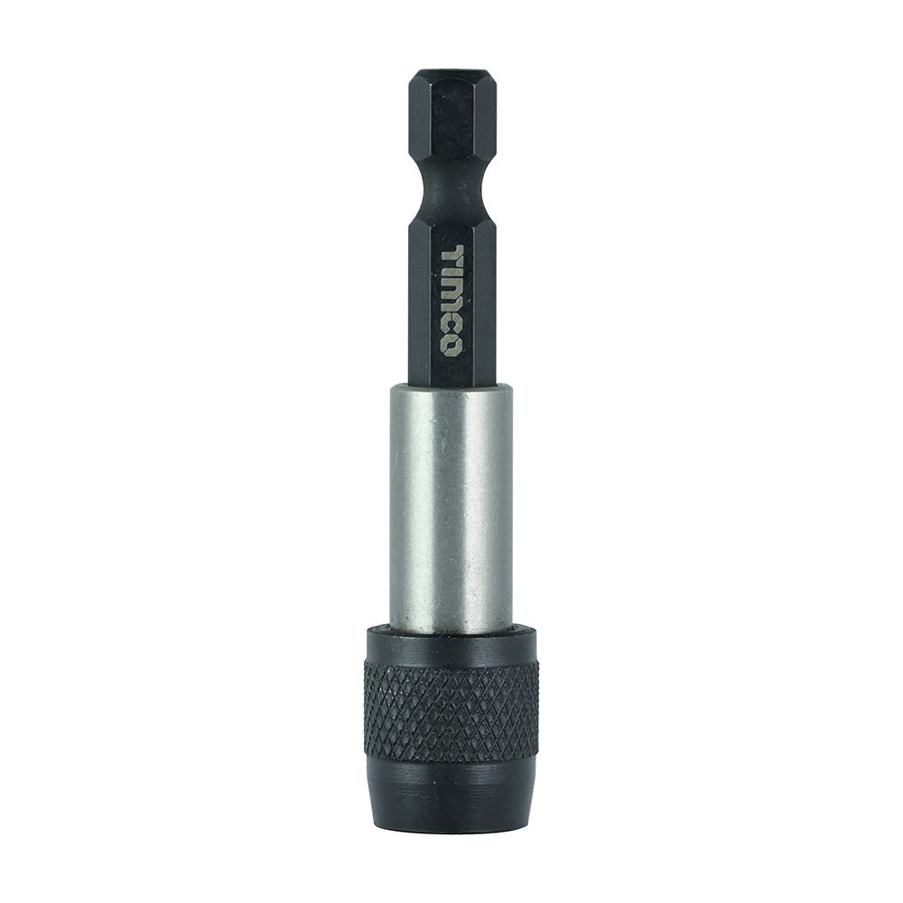 Timco クイックリリースマグネットビットホルダー 1/4″x60mm 15個入り