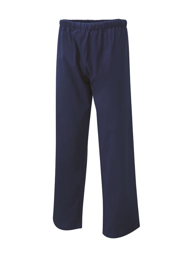 Uneek Unisex Scrub Trouser, 65% Polyester 35% Cotton, Navy, XL
