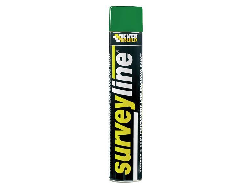 Everbuild Sika Survey Line Marker Spray - Green, 700ml