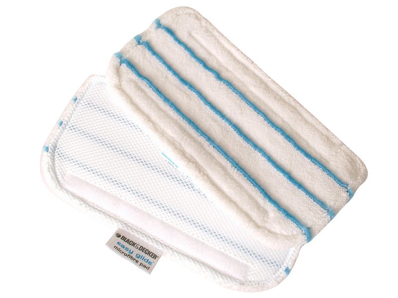 BLACK+DECKER Steam Mop Replacement Pads, Microfibre, Pack of 2