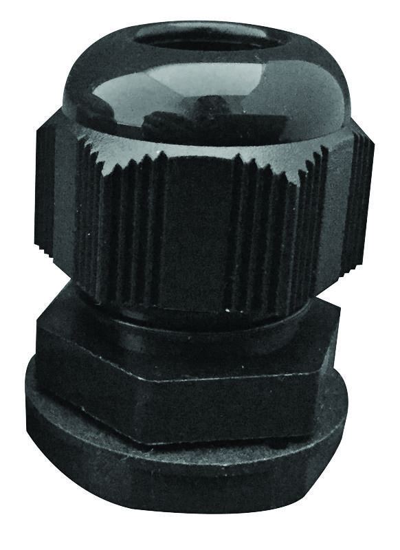 CONCORDIA TECHNOLOGIES - Gland Kabel Nylon PG29 Hitam (10 Pek)