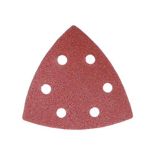 Timco Delta Schuurblokken, Gemengde Korrel, Rood, 95mm x 95mm (5 pakken)