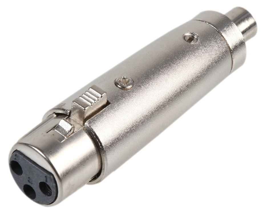 PRO SIGNAL מתאם XLR ל-RCA, 3-קוטבי