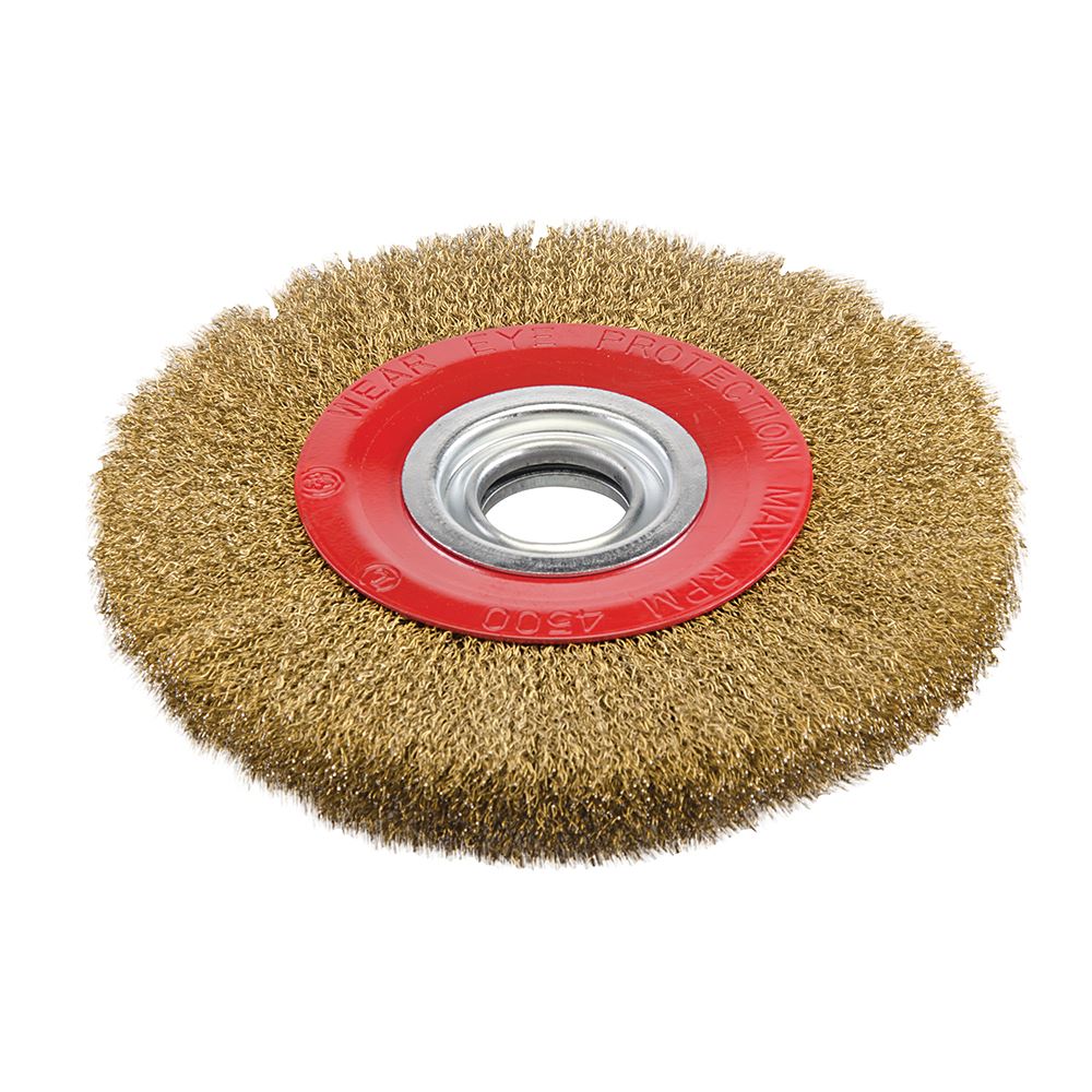 Silverline 200 x 32mm Brassed Steel Wire Wheel