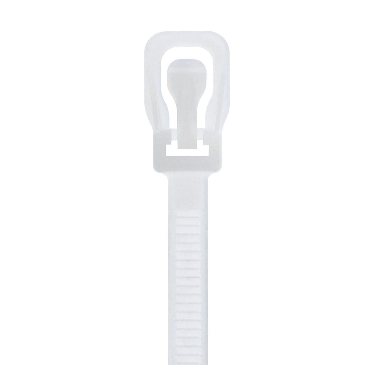RETYZ EveryTie Reusable Cable Ties, Natural, 203mm, Pack of 100
