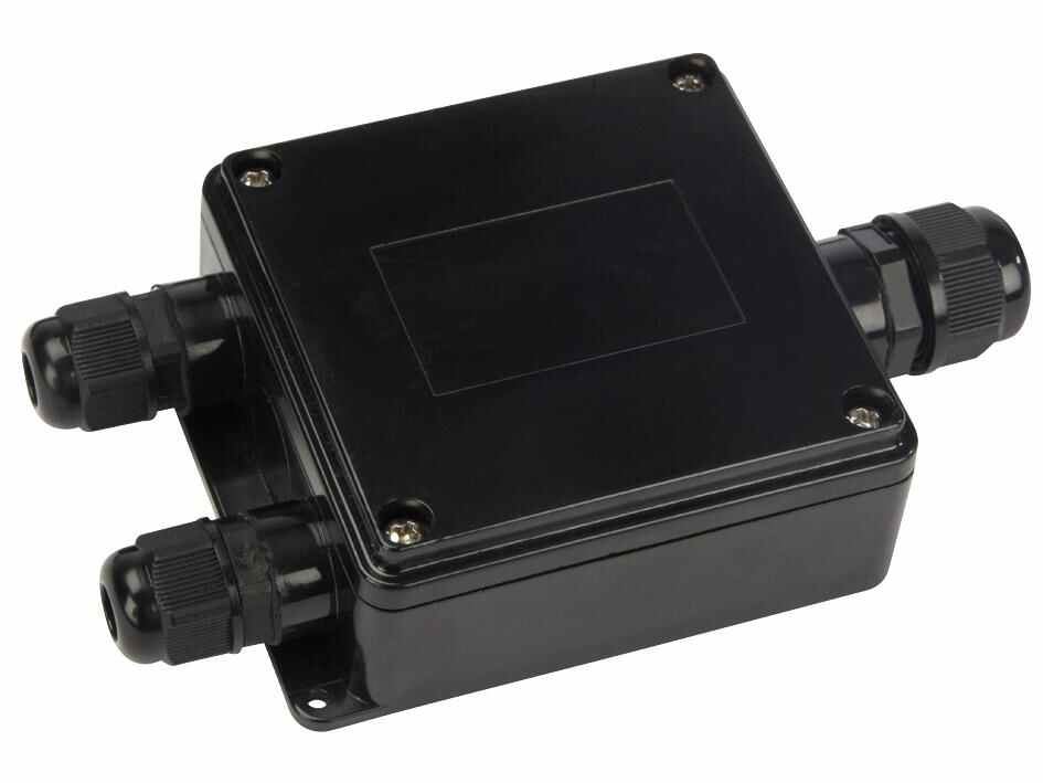 VELLEMAN IP68 Terminal Box, 3 Way, Black