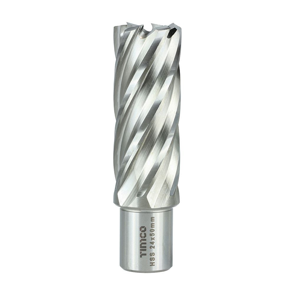 Timco Broaching Cutter - M2 HSS Steel, 24mm x 50mm, Long