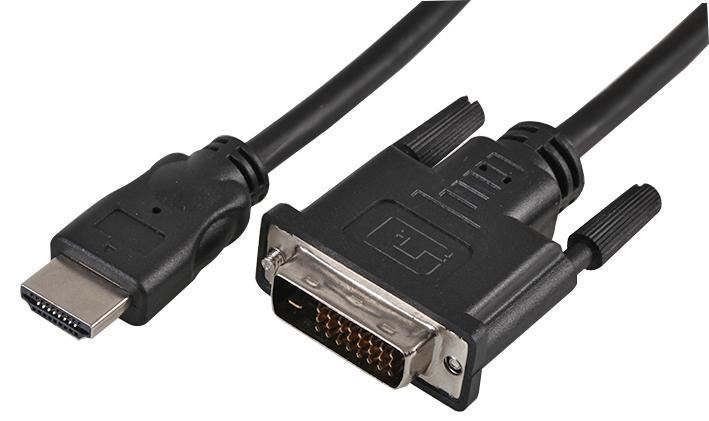 Pro Signal - Καλώδιο HDMI σε DVI-D (24+1 Pin) Male, 1m Μαύρο