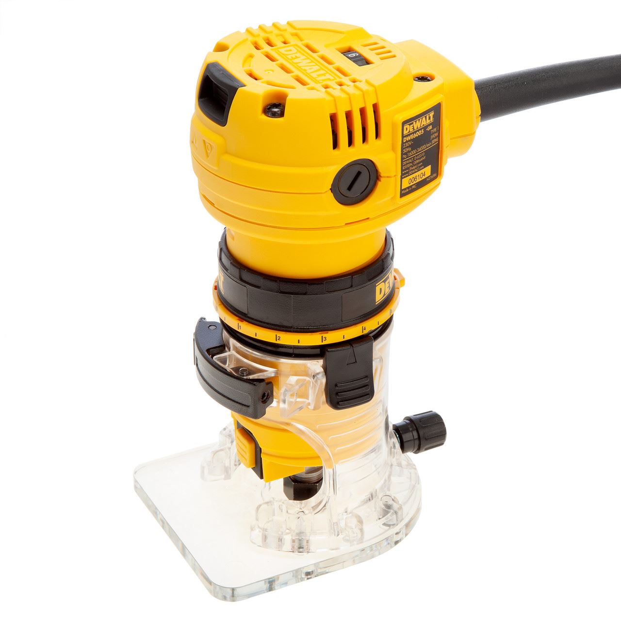 Dewalt DWE6005 600W Variable Speed Laminate Trimmer (240V)