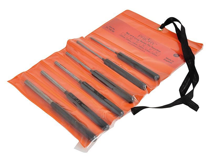Priory 145-S6 Lange Serie Ponsset van 6 Stuks