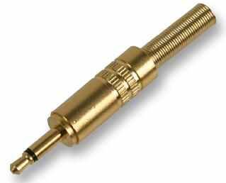 Pro Signal 3.5mm Μονωτικός Jack Plug, Χρυσός, 2 τεμάχια