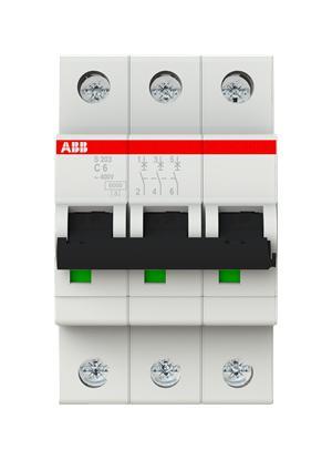 ABB - 6A三極C型MCB微型斷路器