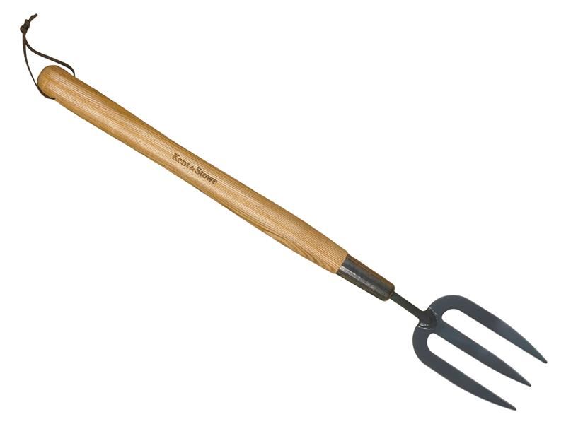 Kent & Stowe Hand Border Fork aus Kohlenstoffstahl, FSC®-zertifiziert