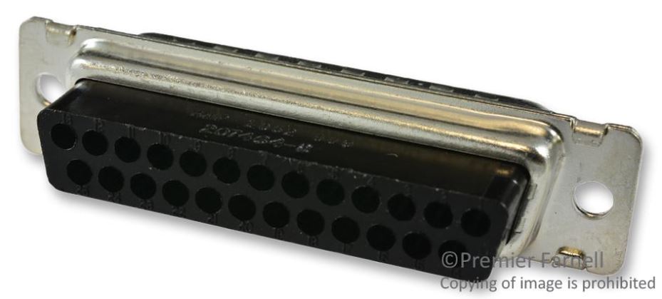 TE Connectivity AMPLIMITE HDP-20 Boîtier de fiche D-Sub 25 broches