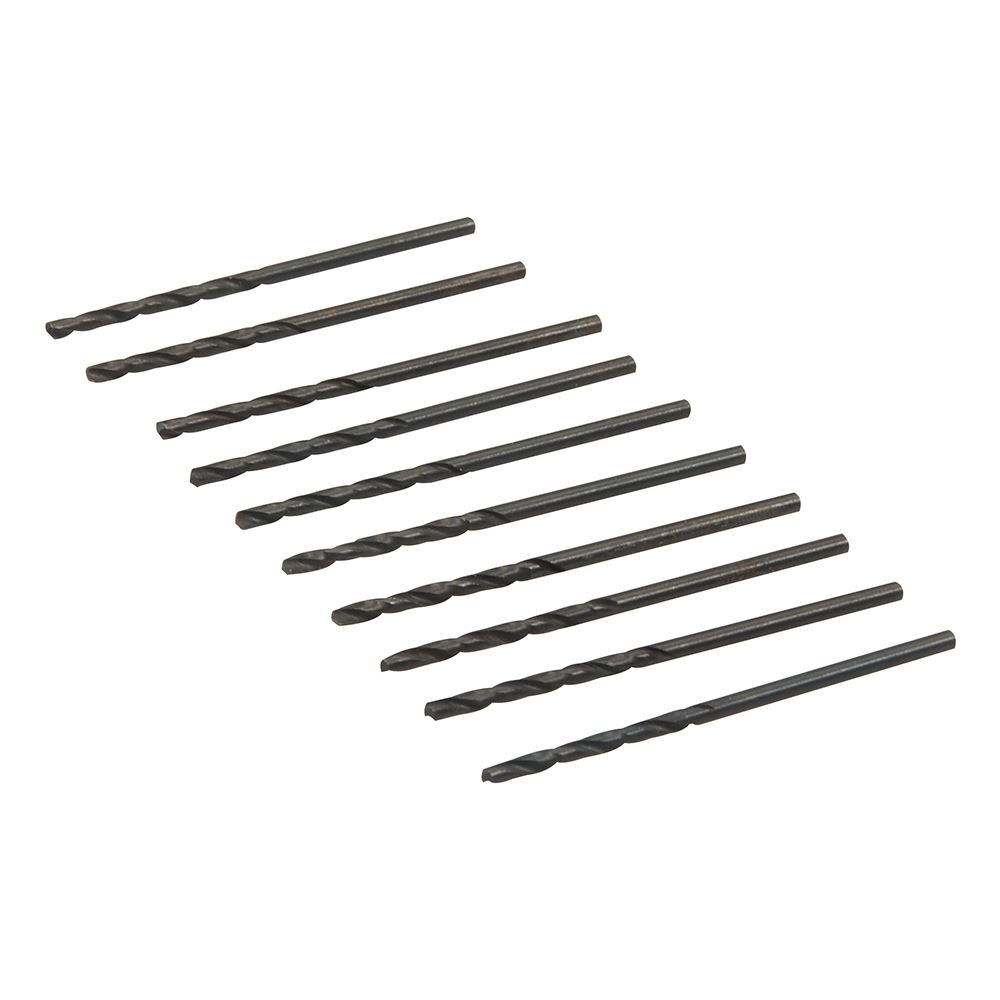 Silverline Metric HSS-R Jobber Drill Bits 10pk (2.0mm)