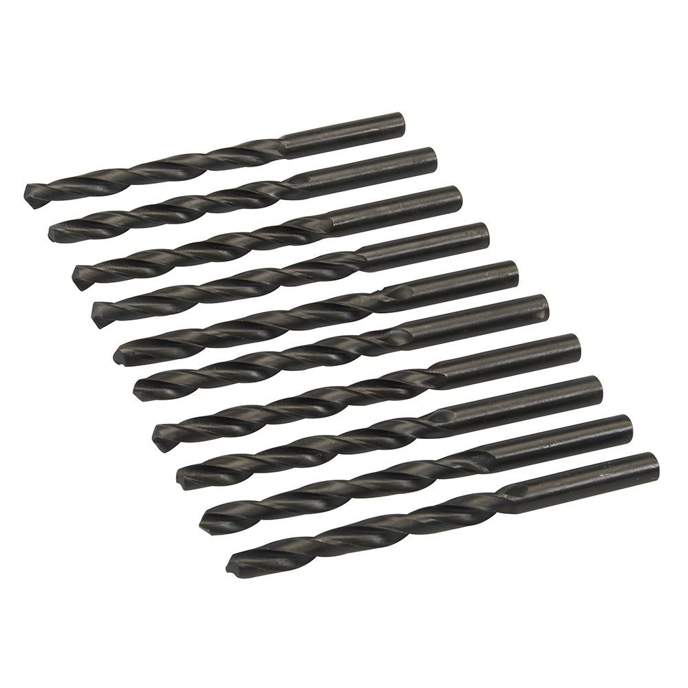 Silverline Metric HSS-R Jobber Drill Bits 10pk - 8.0mm