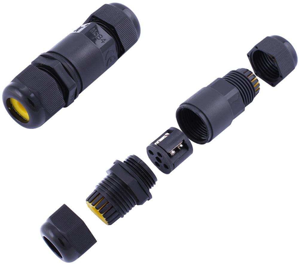 V-TAC Blocco Morsetti Stagno IP68, 5-9mm, Nero