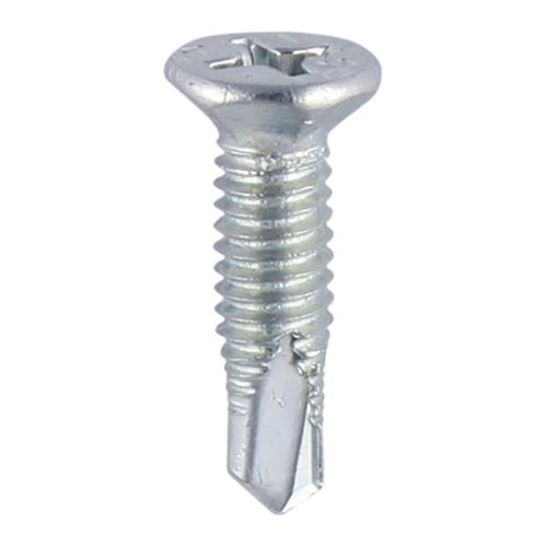 Timco Countersunk Facet Window Fabrication Screws, M4 x 16mm, Zinc, 1000pc
