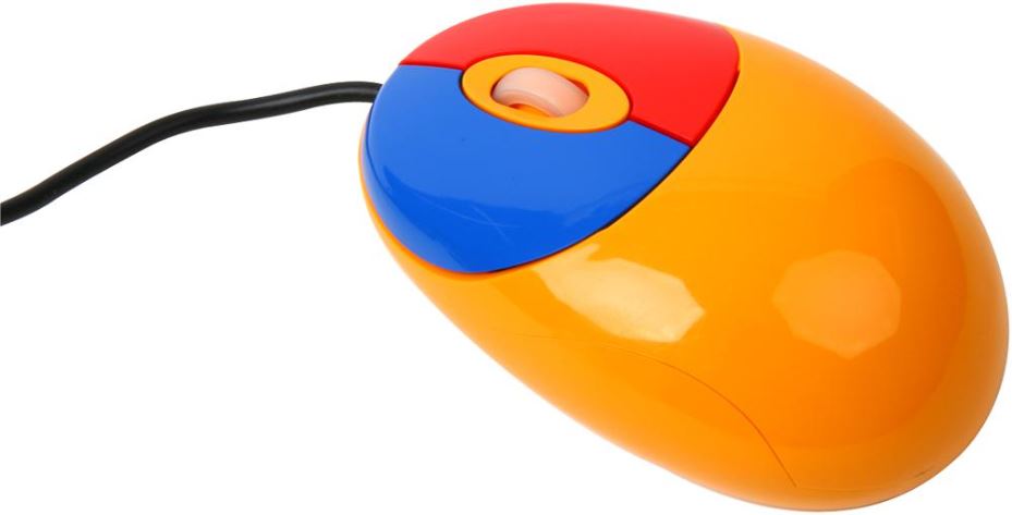 HiLo Rato Óptico USB Educativo para Crianças - Laranja, 1200dpi