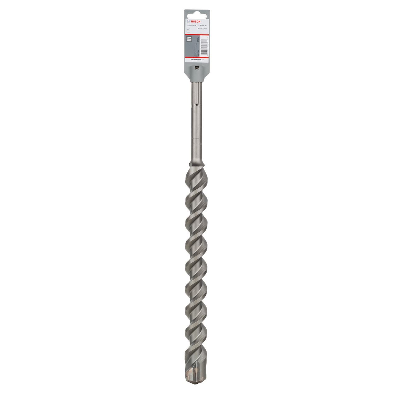 Bosch SDS Max-4 Masonry Drill Bit, 40 x 400mm, Carbide