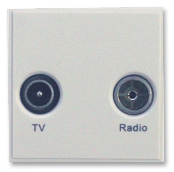 TRIAX Diplexed TV/FM-DAB Euro Module, Wit