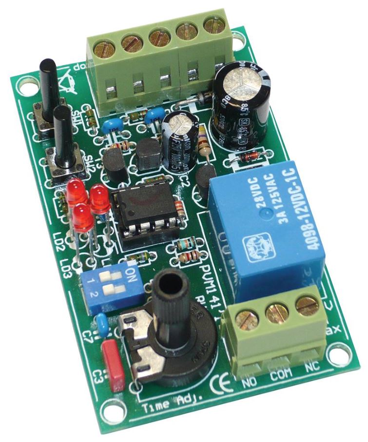 WHADDA Start-Stop Timer Module, 1s-60h Range, 3A Relay