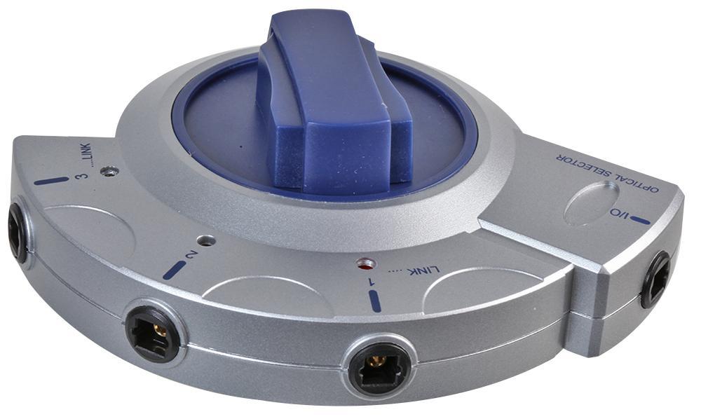 PRO SIGNAL Selettore Ottico a 3 Vie, TOSLink e 3.5mm