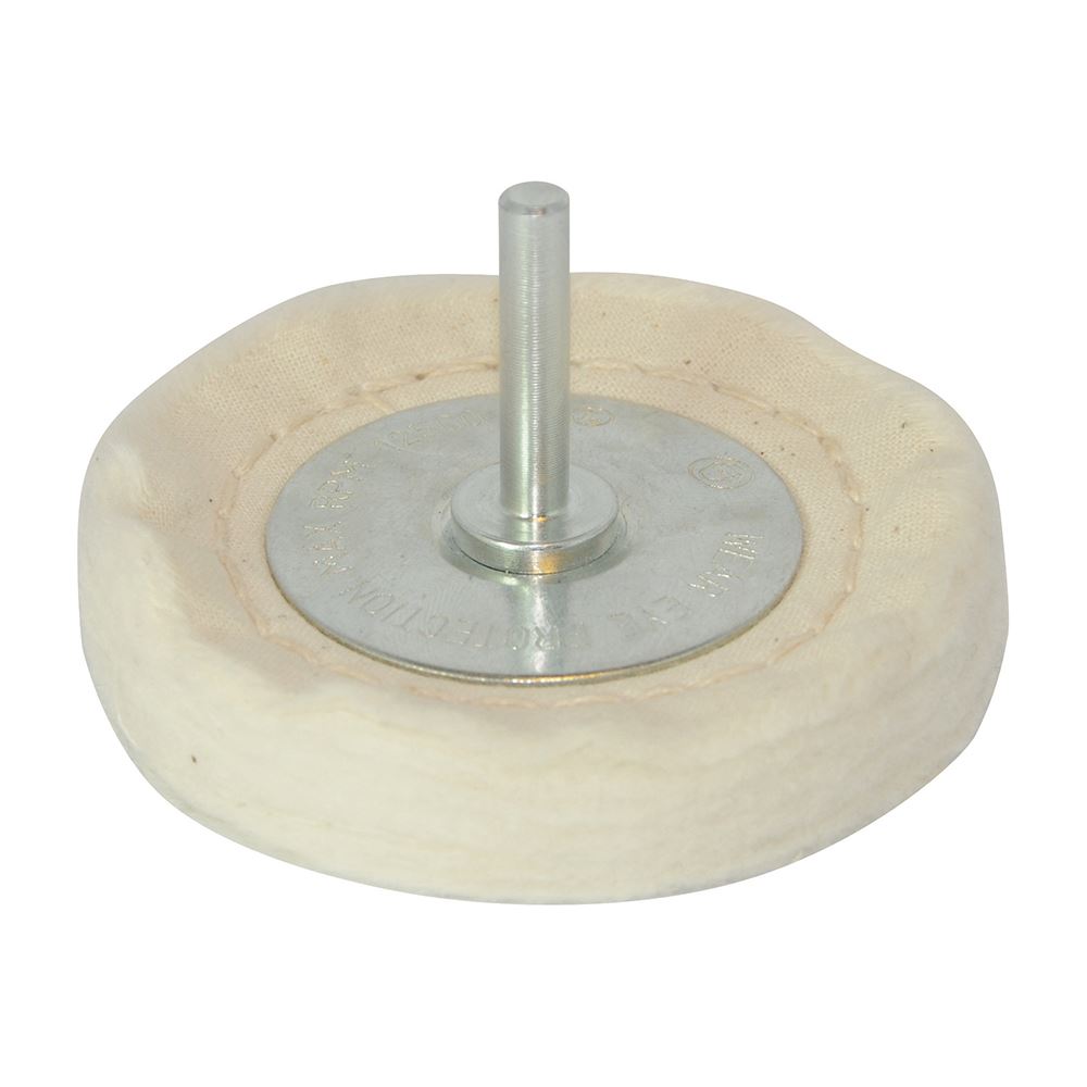 Silverline Cotonový brusný kotouč pro leštění kovů, 75mm x 12mm
