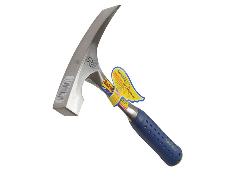 Martillo para Ladrillos Estwing E3/20BL con Empuñadura de Vinilo, 560g (20oz)