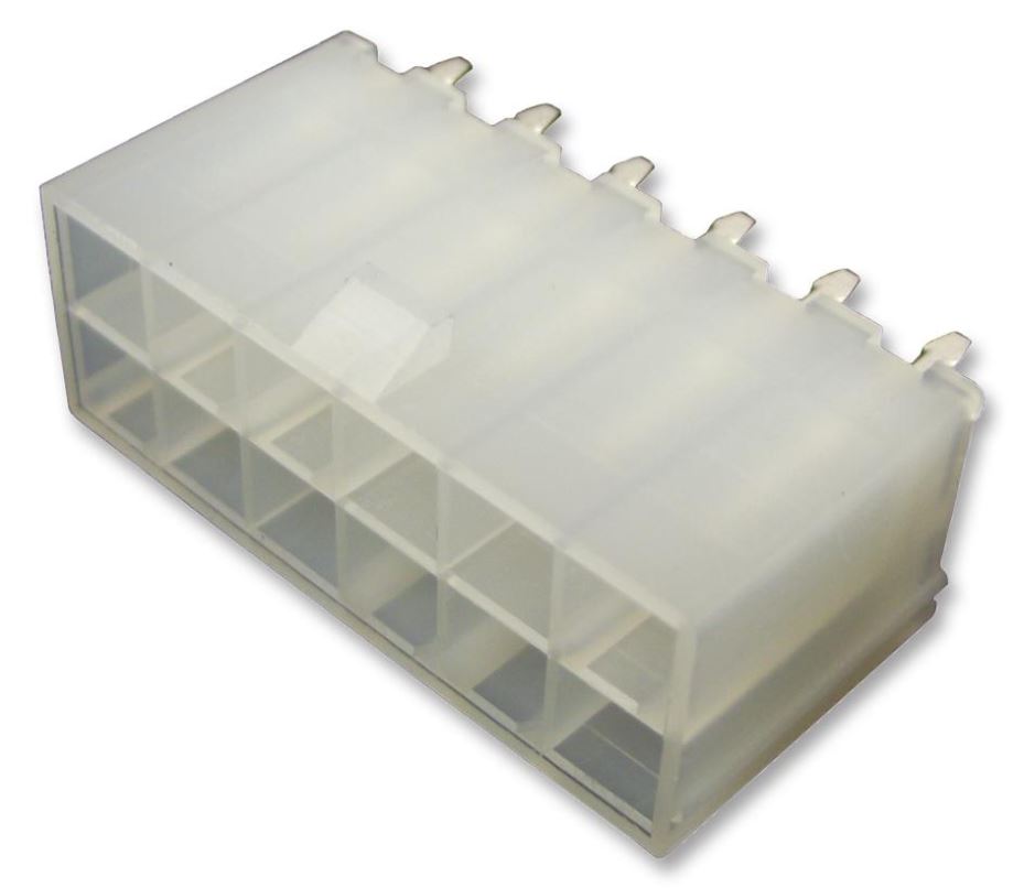 MOLEX Conector Mini-Fit Jr., 12 contactos, paso de 4.2mm