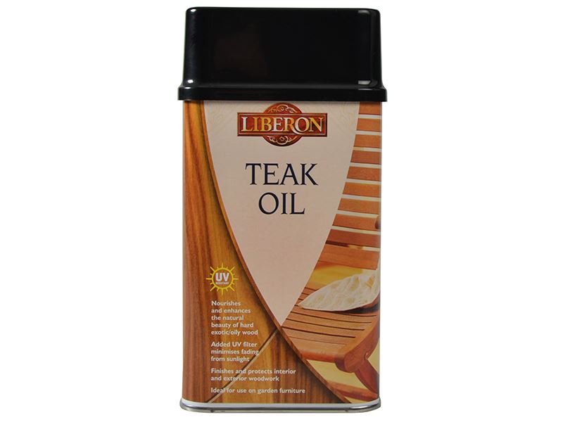 Liberon Teak Oil with UV Filters, 500ml