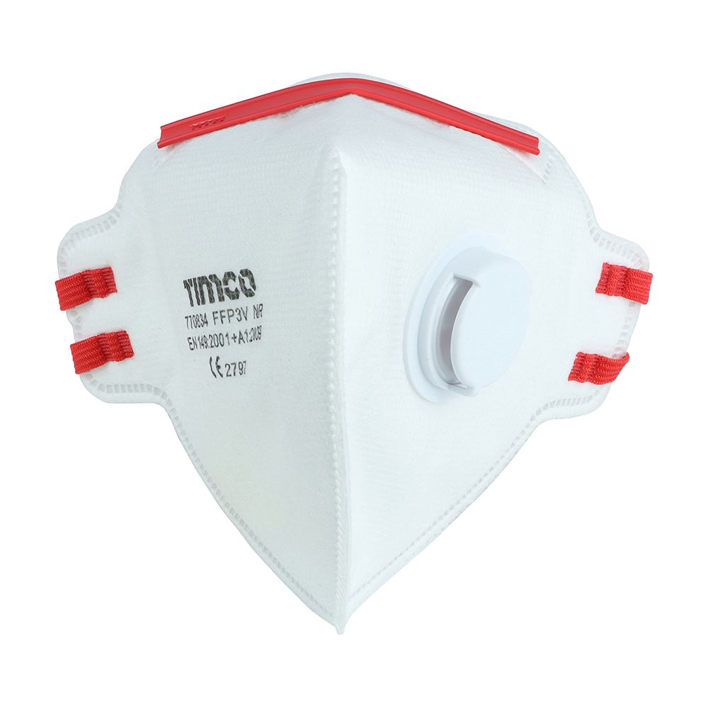 Timco FFP3 透氣摺疊式防塵口罩 (10個裝)
