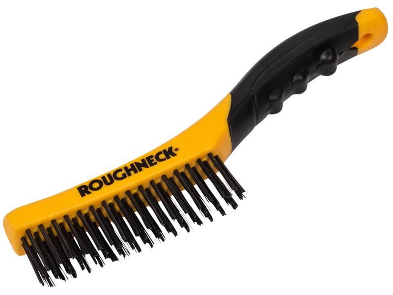 Roughneck 소프트 그립 핸들 와이어 브러시 255mm
