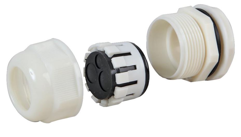 WYLEX Kit de presse-étoupe moulé pour câbles 16mm² ou 25mm²