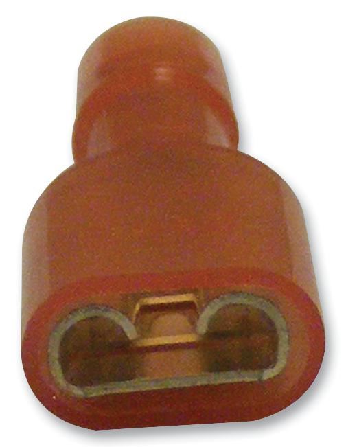 MULTICOMP PRO Samičí krimpovací svorka, 6,35 mm x 0,8 mm, červená, balení 100 k